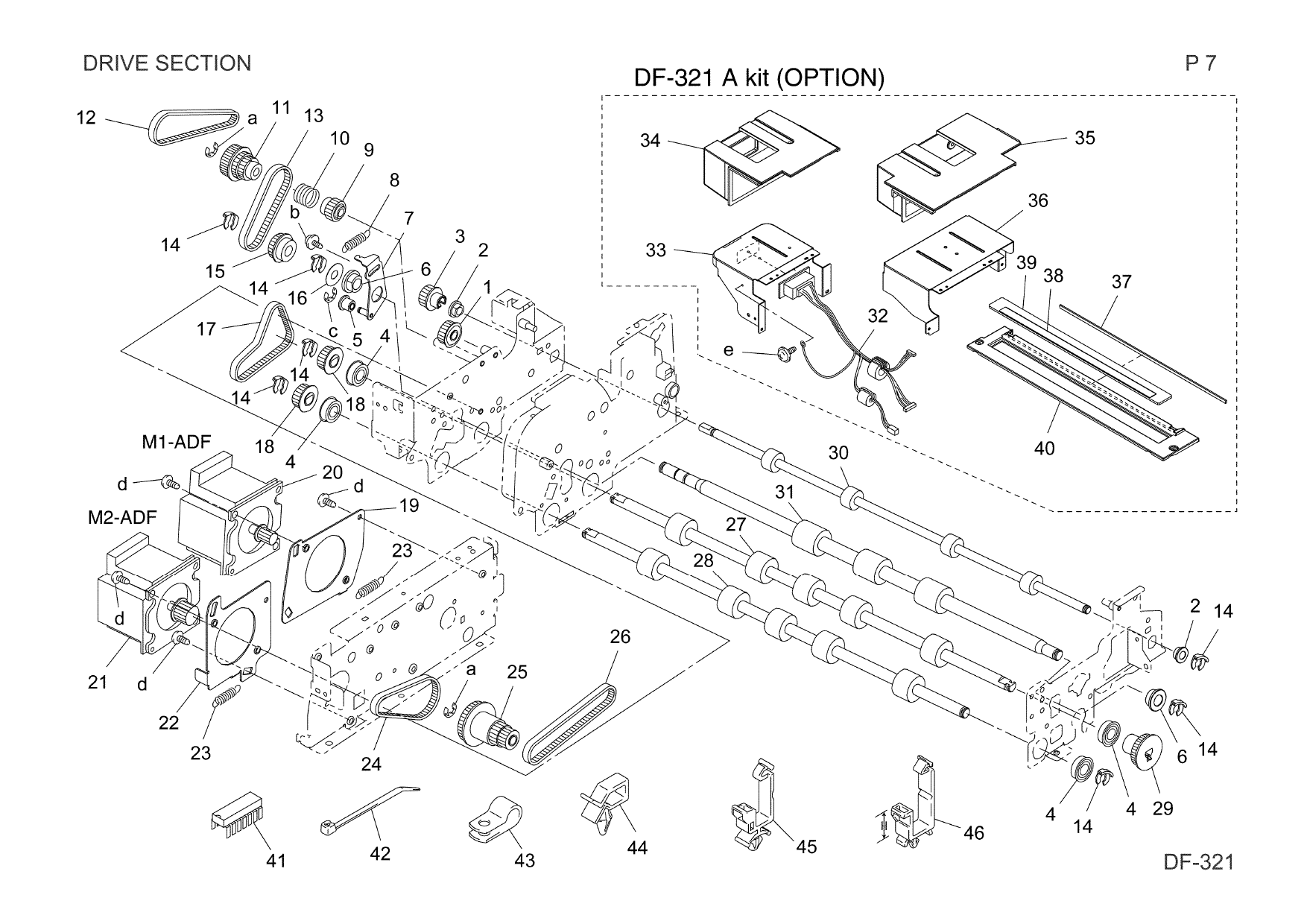 Konica-Minolta Options DF-321 AFR-19 Parts Manual-6